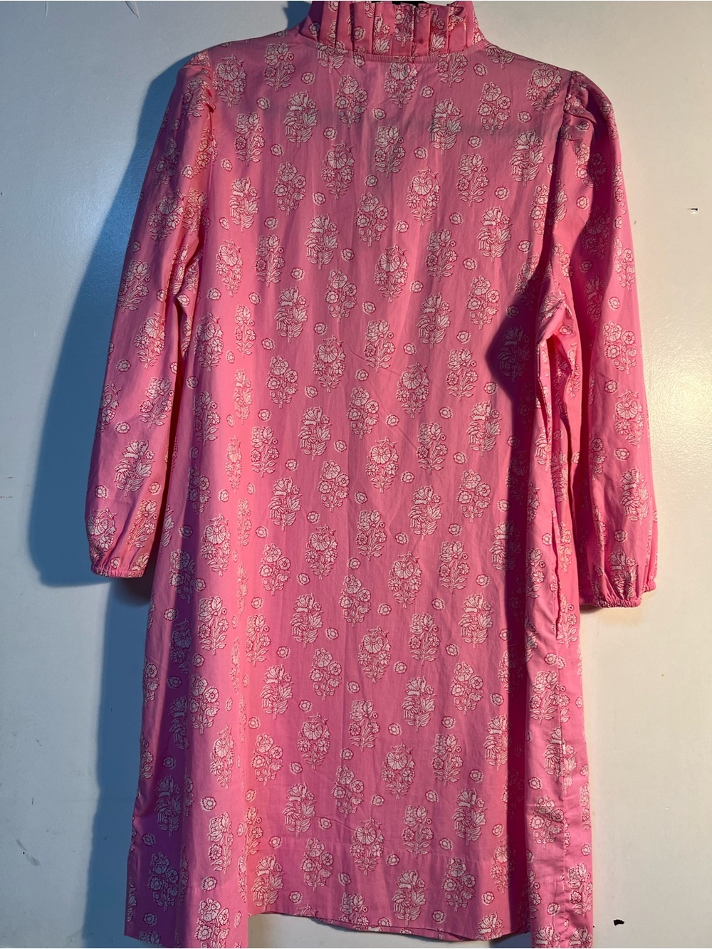 Crown and Ivy Pink Floral Ruffle V-Neck Dress Mini NWT XL Mothers Day - Picture 11 of 16